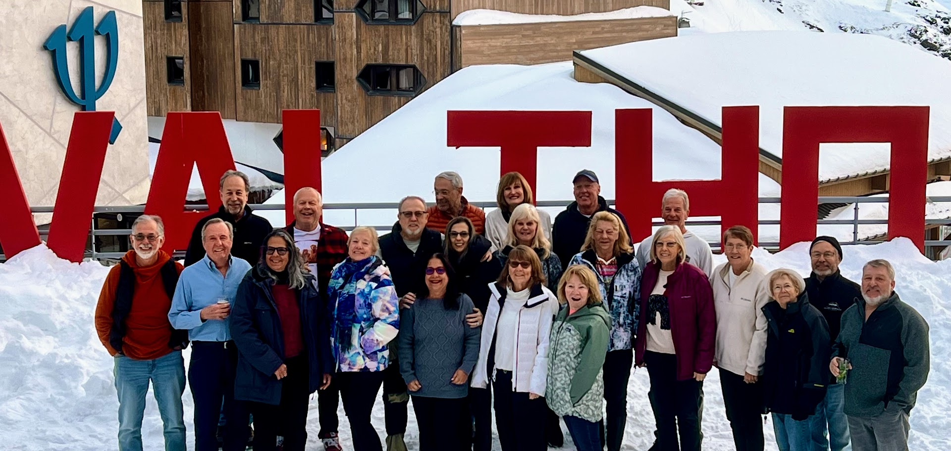 Villagers Ski Club members in Val Throens, France